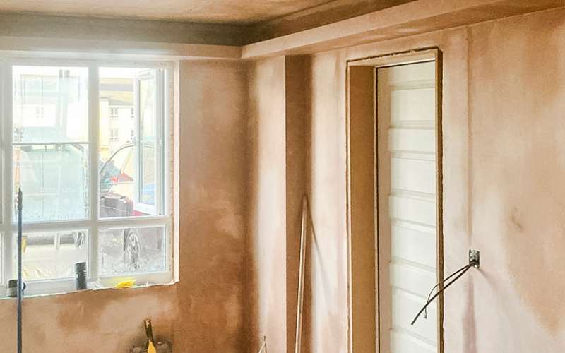 New Door opening connecting garage to property