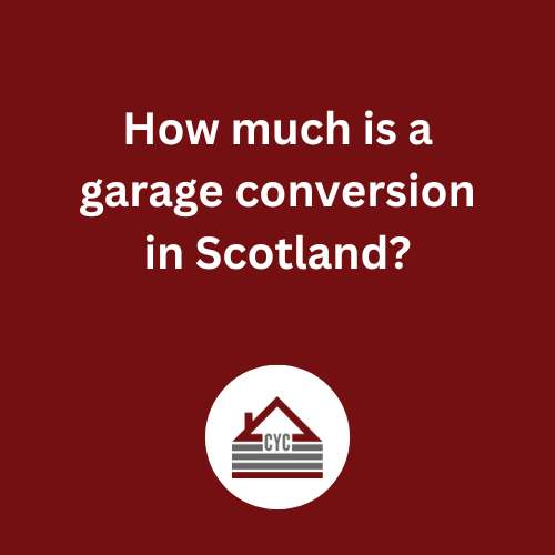 How much is a garage conversion in Scotland