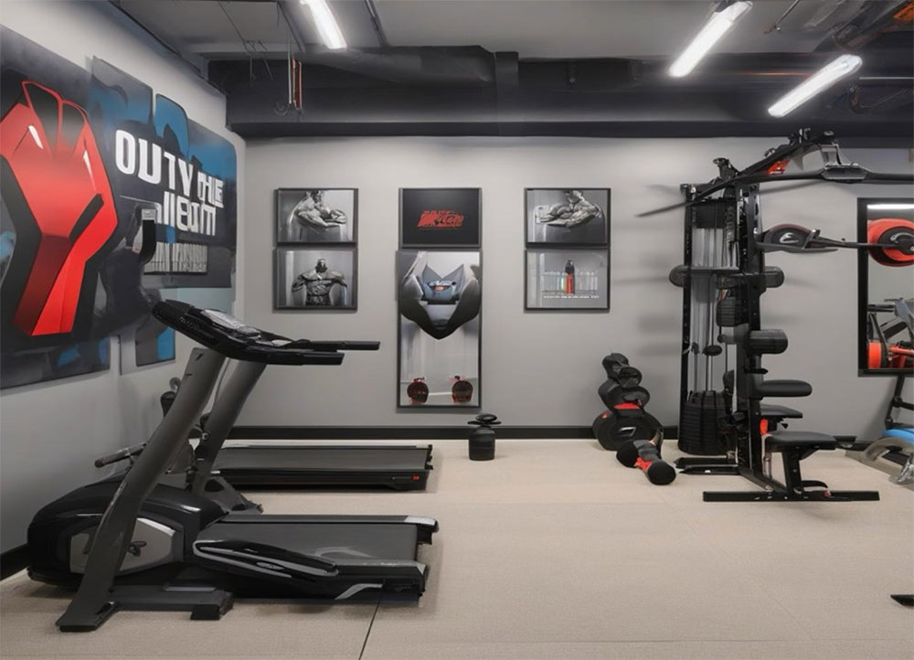 garage conversion idea home gym