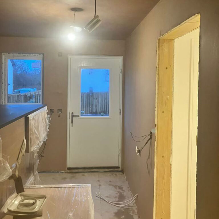 Edinburgh Garage conversion in progress