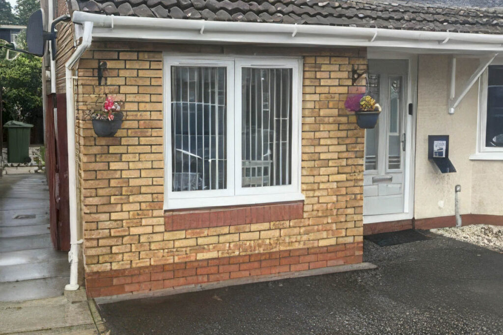 Foundation and concrete work for a garage conversion